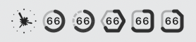 Monochrome icons on a light menu bar